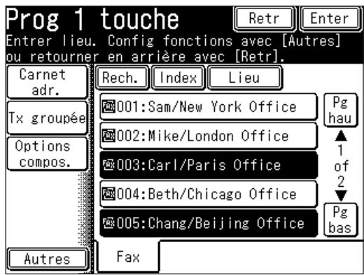 MURATEC MFX1430 - Enregistrer ou éditer un programme 1 touche - 2