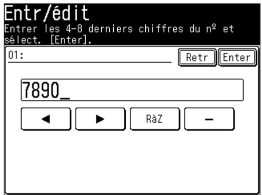 MURATEC MFX1430 - Appuyez sur [Entr/édit]. - 3