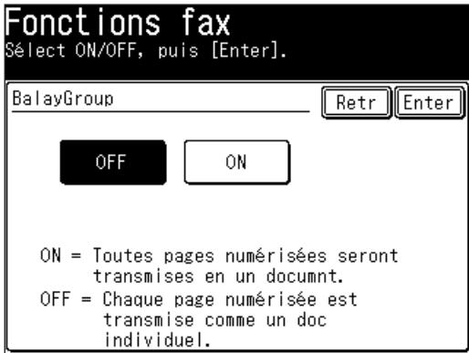 MURATEC MFX1430 - Changer le message texte par défaut - 2