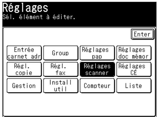 MURATEC MFX1430 - Enregistrement d'un serveur FTP vers un raccourci - 1