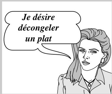 Je désire décongeler un plat