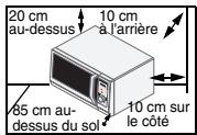 SAMSUNG CE137NM-B - Installation du four à micro-ondes - 1