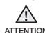 SAMSUNG CP1370-B - Symboles d'avertissement importants pour le nettoyage - 2