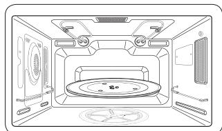 SAMSUNG CP1370-B - installation du four à micro-ondes - 2