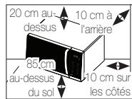 SAMSUNG GW76NT-SX - INSTALLATION DU FOUR MICRO-ONDES - 1