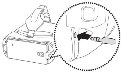 SAMSUNG GEAR VR POUR GALAXY NOTE 4 - Connector un casque ou des écouteurs - 1