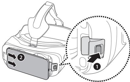 SAMSUNG GEAR VR POUR GALAXY S6 & S6 EDGE - Mettre le Gear VR for S6 en place - 7