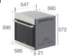SAMSUNG NV70F7796MS - Installatie in een kast - 2