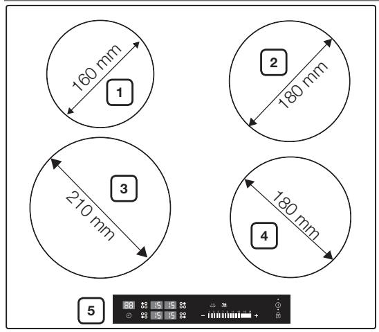 SAMSUNG CTN464FB - ZONES DE CUISSON - 1