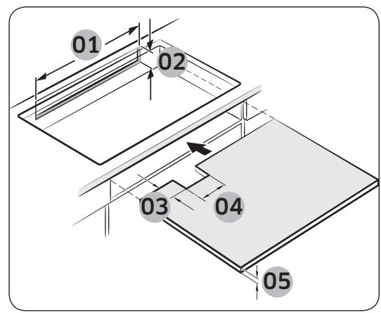 SAMSUNG NZ63J9770EK - Installatie van de kookplaat - 2