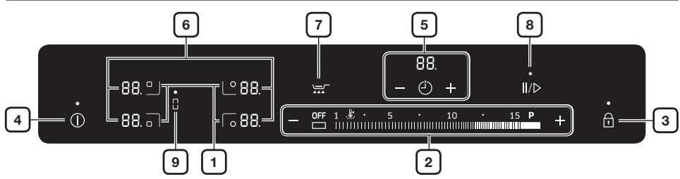 SAMSUNG NZ64H57479K/EF, NZ64N7777GK/E1 - BEDIENINGSPANEEL - 1