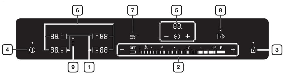 SAMSUNG NZ64H57479K/EF,  NZ64N7777GK/E1 - BEDIENFELD - 1