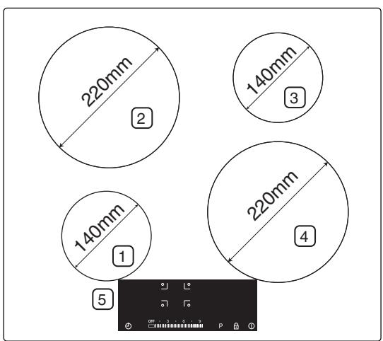SAMSUNG NZ64H37070K,  NZ64K7757BK,  NZ64K5747BK,  NZ64N7777GK - Kochzonen - 1