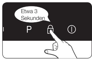 SAMSUNG NZ64H37070K,  NZ64K7757BK,  NZ64K5747BK,  NZ64N7777GK - Ein-/Ausschalten der Kindersicherung - 1