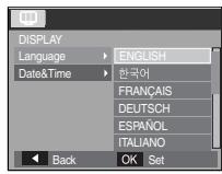 SAMSUNG P1000 - QUICK START GUIDE (VER.2.0) - De taal instellen - 1