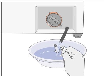 SAMSUNG Q1245V - Vidange du lave-linge en cas d'urgence - 2