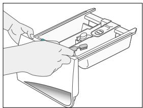 SAMSUNG Q1245V - Nettoyage du bac à produits - 2