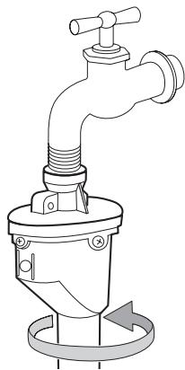 SAMSUNG WF0704L7W - Raccordement de l'Aqua Hose (sur certains modèles) - 1