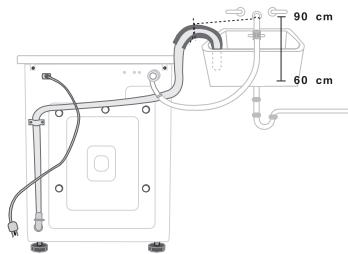 SAMSUNG WF7602NAW - Sur le bord d'un lavabo - 1