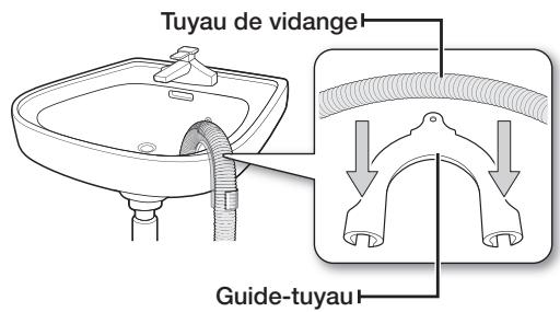 SAMSUNG WF8714ADV - Raccordement du tuyau de vidange - 1