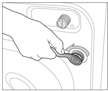 SAMSUNG WF8714ADV - Enlever les vis de transport - 1