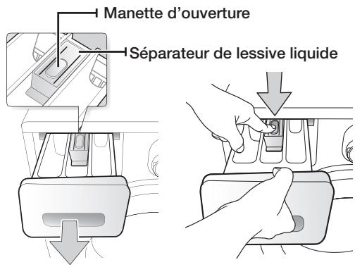 SAMSUNG WF9802AW - NETTOYAGE DU TIROIR À LESSIVE ET DU LOGEMENT DU TIROIR - 1