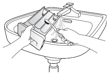 SAMSUNG WF9802LWV - NETTOYAGE DU TIROIR À LESSIVE ET DU LOGEMENT DU TIROIR - 2