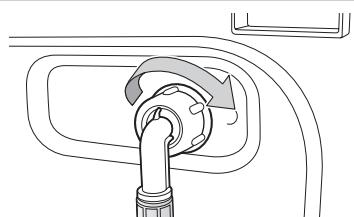 SAMSUNG WF9802LWV - Raccorder le tuyau d'arrivée d'eau (sur certains modèles) - 5