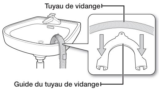 SAMSUNG WF9802LWV - Raccordement du tuyau de vidange - 1