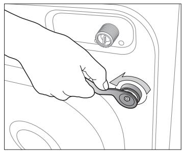 SAMSUNG WF9802LWV - Enlever les vis de transport - 1