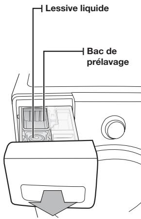 Lessive liquide Bac de prélavage