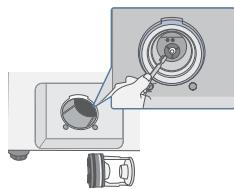 SAMSUNG WF331ANW - CLEANING THE DEBRIS FILTER - 5