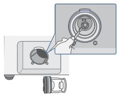 SAMSUNG WF350ANG/XAC - CLEANING THE DEBRIS FILTER - 5