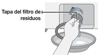 SAMSUNG WF364BVBGWR/A2 - LIMPIEZA DEL FILTRO DE RESIDUOS - 4