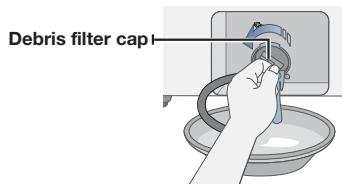 SAMSUNG WF364BVBGWR/A2 - CLEANING THE DEBRIS FILTER - 4