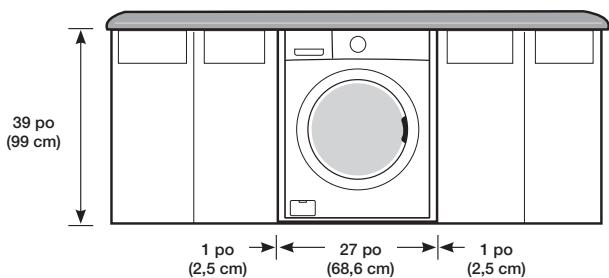 SAMSUNG WF364BVBGWR/A2 - Installation sous plan (lave-linge uniquement) - 1