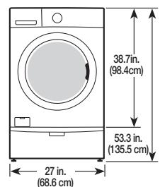 SAMSUNG WF393BTPARA - installing your washer - 2