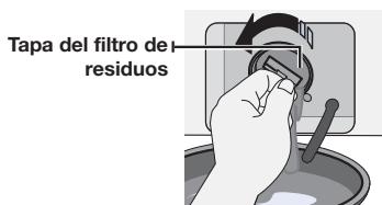 SAMSUNG WF393BTPARA - LIMPieZA DEL Filtro DE RESIDUOS - 4