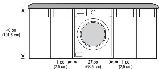SAMSUNG WF393BTPARA - Installation sous plan (lave-linge uniquement) - 1