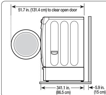 SAMSUNG WF393BTPARA - installing your washer - 1