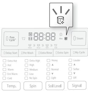 SAMSUNG WF393BTPARA - La función del indicator automático de Pure Cycle - 1