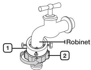 SAMSUNG WF1704WSV - Raccorder le tuyau d'arrivée d'eau (sur certains modèles) - 3