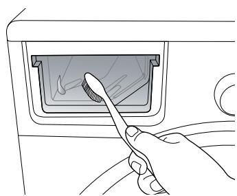 SAMSUNG WF1704WSV - NETTOYAGE DU TIROIR À LESSIVE ET DU LOGEMENT DU TIROIR - 3