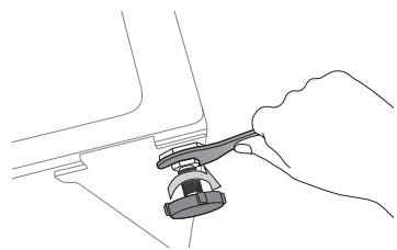 SAMSUNG WF1704WSV - ETAPE 3 Ajuster les pieds régibles - 3