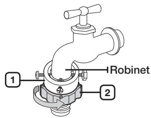 SAMSUNG WF1804WSV - Raccorder le tuyau d'arrivée d'eau (sur certains modèles) - 3