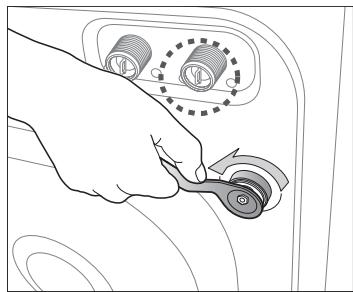 SAMSUNG WF1804WSV - Enlever les vis de transport - 1