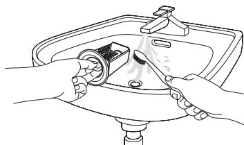 SAMSUNG WF1804WSV - Nettoyage du filtre à impuretés - 4