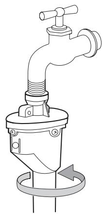 SAMSUNG WF1804WSV - Raccorder le tuyau aquastop (sur certains modèles) - 1