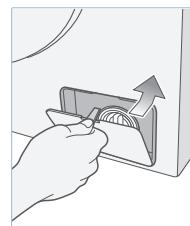 SAMSUNG WW90J6410CW - Nettoyage du filtre à impuretés - 1