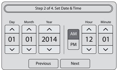 SAMSUNG WW9000 - BHMA 2o – Set Date &amp; Time (Ρύθμιση ημερομηνίας και ώρας) - 1